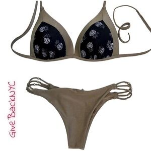 Pineapple Brazilian Bikini Set